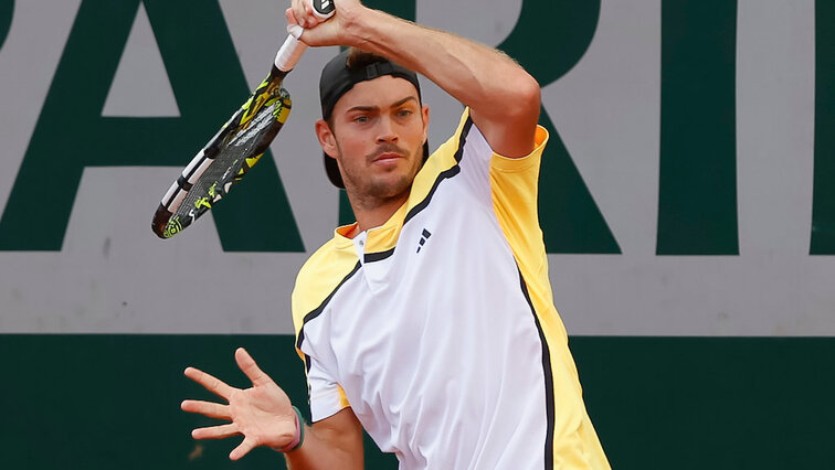 Maximilian Marterer am Sonntag in Roland-Garros