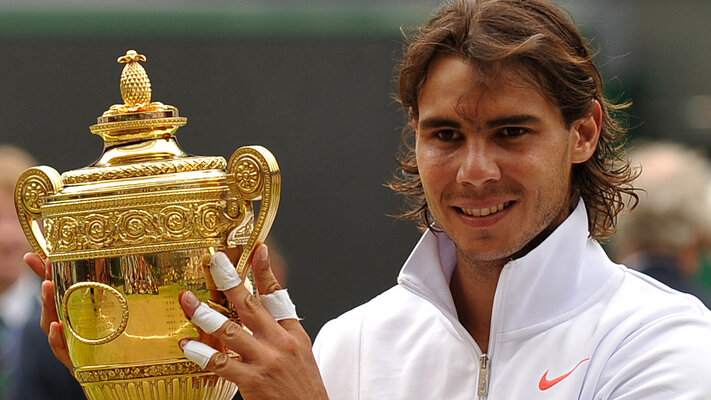 2010: Rafael Nadal with his last success so far - in the final with 6: 3, 7: 5, 6: 4 confidently against Tomas Berdych.