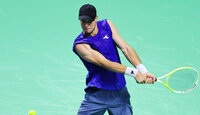 Jan-Lennard Struff beim Training in Málaga