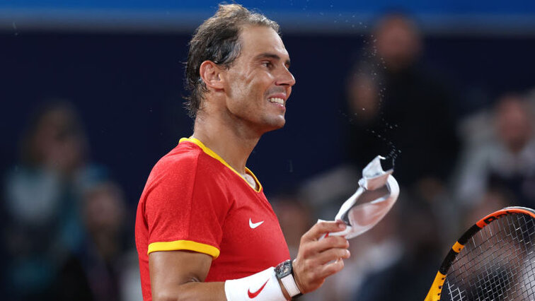 Rafael Nadal freut sich auch Novak Djokovic