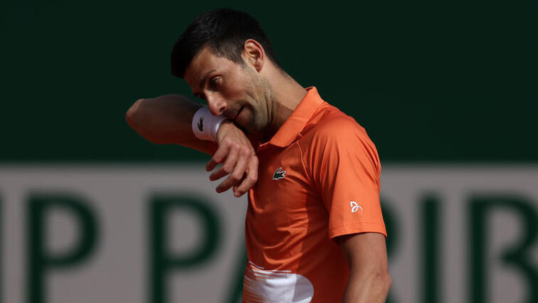 Novak Djokovic am Dienstag in Monte-Carlo