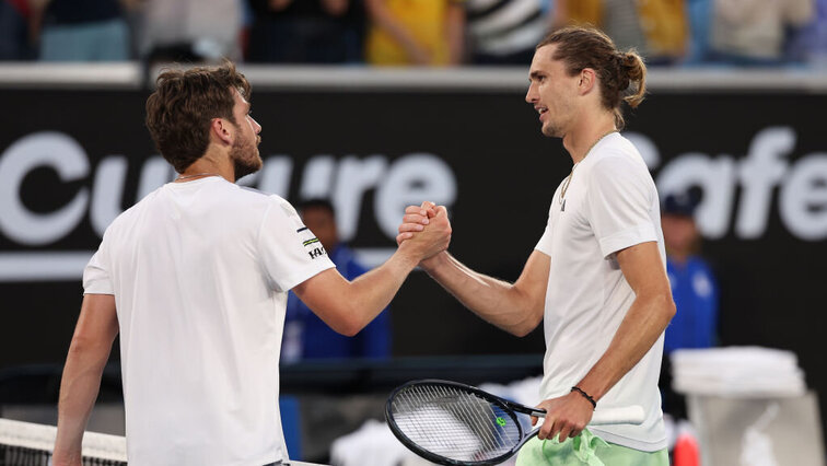 Zuletzt trafen sich Alexander Zverev und Cameron Norrie im Achtelfinale der Australian Open.