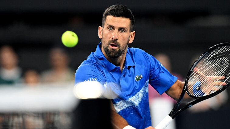 Novak Djokovic beim 250er in Brisbane