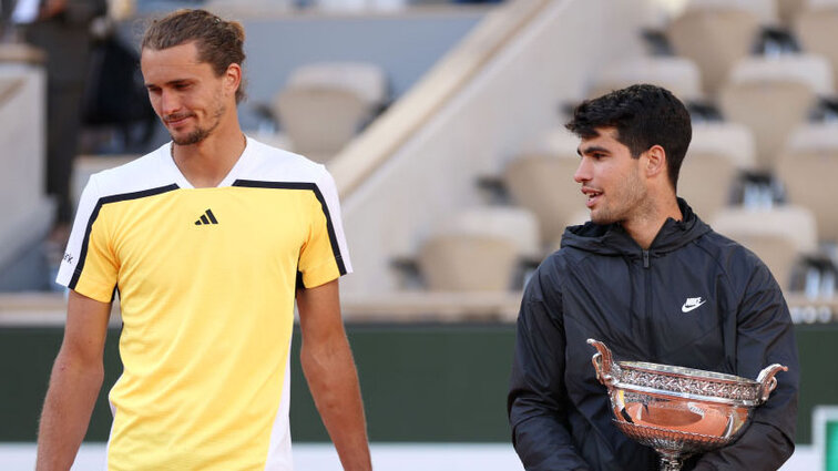 Den Pokal in Carlos Alcaraz´ Händen trauen wir 2025 Alexander Zverev zu