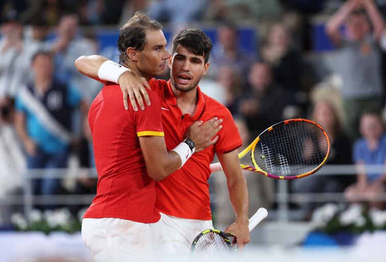 Rafael Nadal und Carlos Alcaraz treten in der kommenden Woche für Spanien an