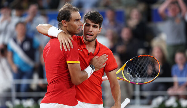 Rafael Nadal und Carlos Alcaraz treten in der kommenden Woche für Spanien an