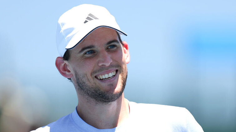 Dominic Thiem geht gut gelaunt in die Australian Open 2024