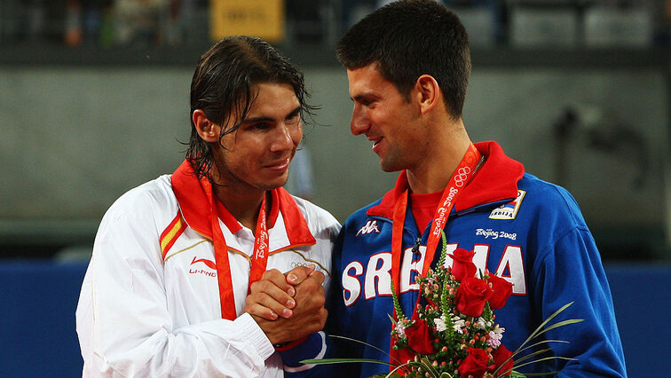 2008 in Peking hat Rafael Nadal Novak Djokovic im Halbfinale geschlagen