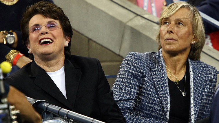 Billie Jean King und Martina Navratilova haben die Triple Crown in ihrer Bilanz stehen