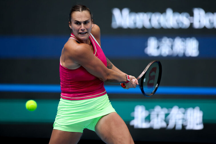 Aryna Sabalenka löste ihr Viertelfinalticket