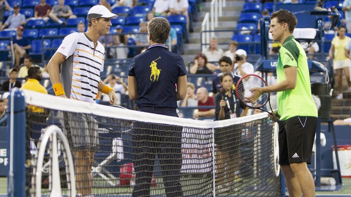 In the round of 16 Tomas Berdych was one size too big