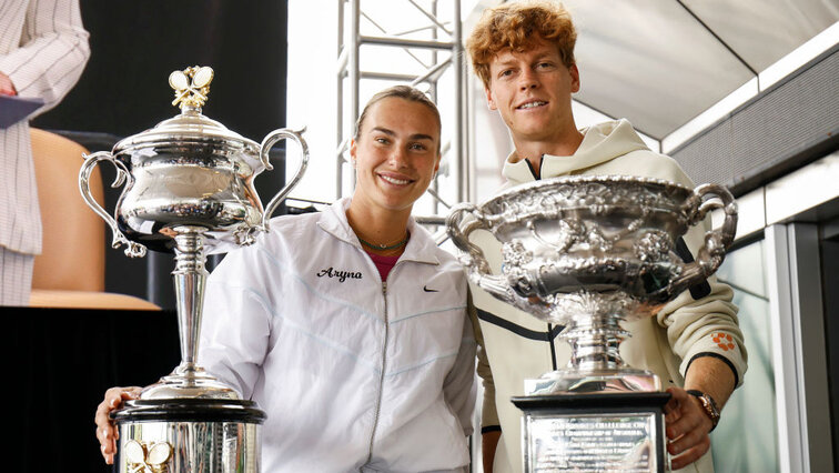 Aryna Sabalenka und Jannik Sinner sind die Titelverteidiger in Australien