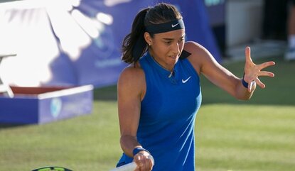 Caroline Garcia Gewinnt Die Premiere Des Rasen Turniers Tennisnet Com