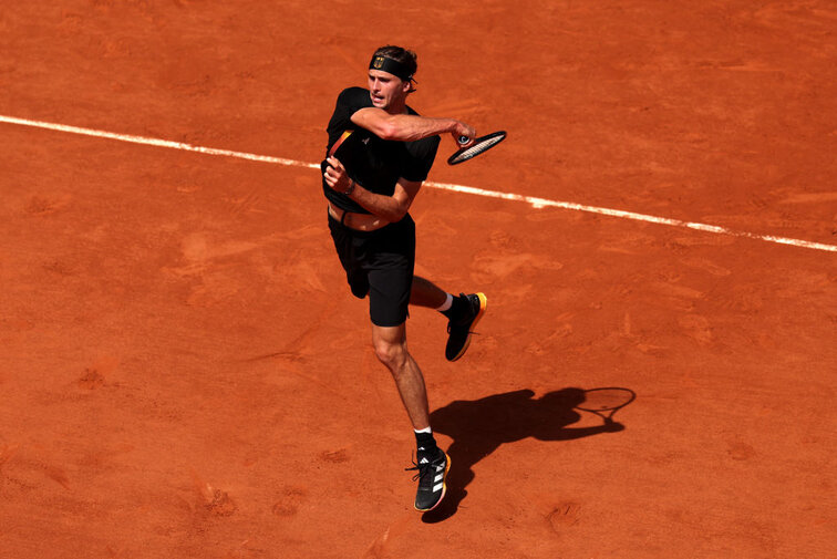 Alexander Zverev steht beim Olympischen Turnier in Paris im Achtelfinale