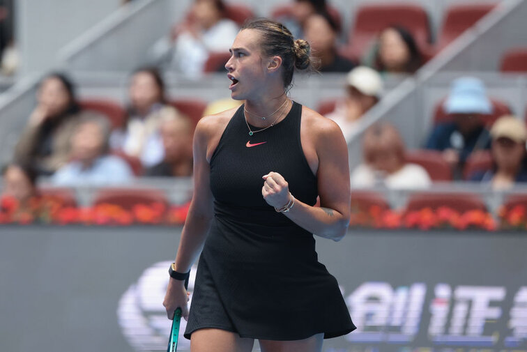 Aryna Sabalenka surft auf der Erfolgswelle