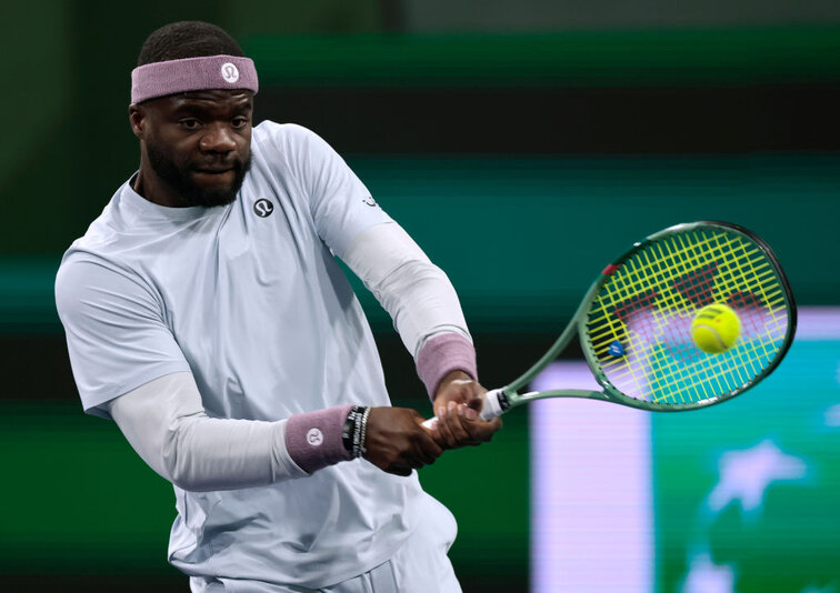 Frances Tiafoe gewann in Runde zwei gegen Damir Dzumhur