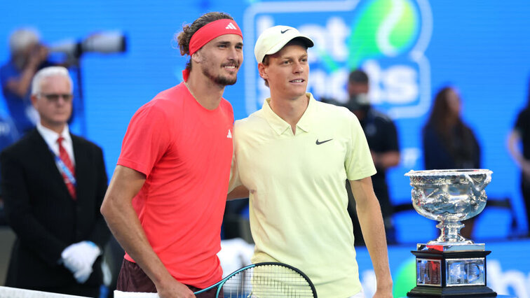 In Las Vegas kommt es im März zu einem Wiedersehen von Alexander Zverev und Jannik Sinner.