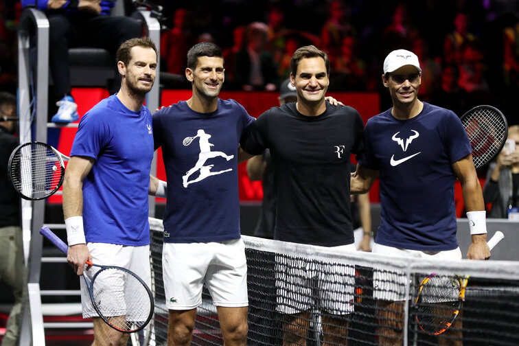 Laver Cup: Federer, Nadal, Djokovic, Murray during legend training - the Big  4 among themselves · tennisnet.com
