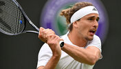 Alexander Zverev am Dienstag in Wimbledon