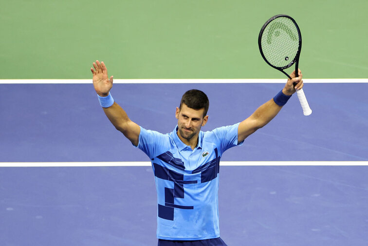 Novak Djokovic gab in New York noch keinen Satz ab