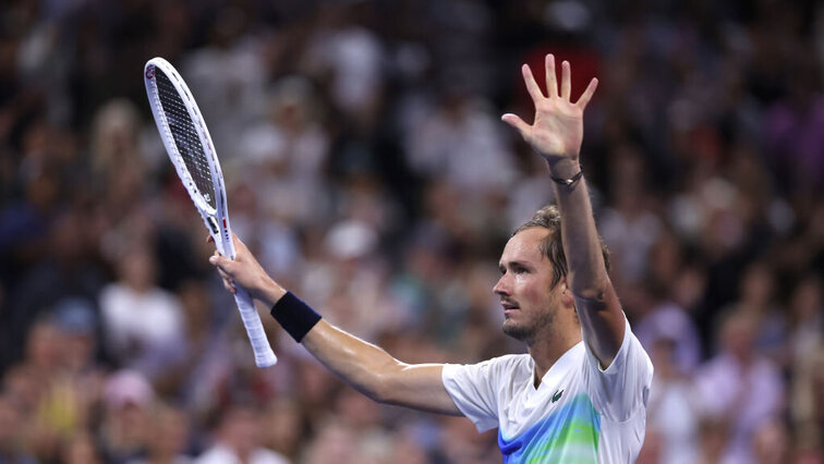 Daniil Medvedev besiegte in der ertsen Runde Gael Monfils.