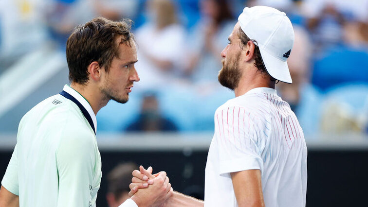 That was a fun! Daniil Medvedev and Maxime Cressy in Melbourne