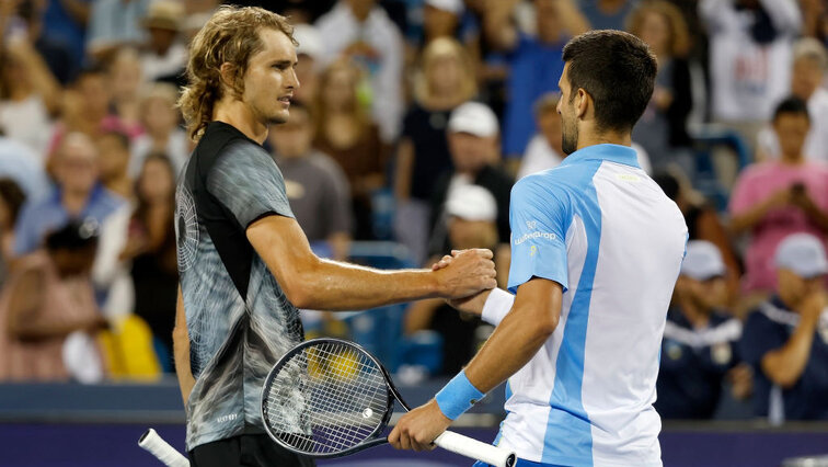 Alexander Zverev und Novak Djokovic treffen sich zum 13. Mal