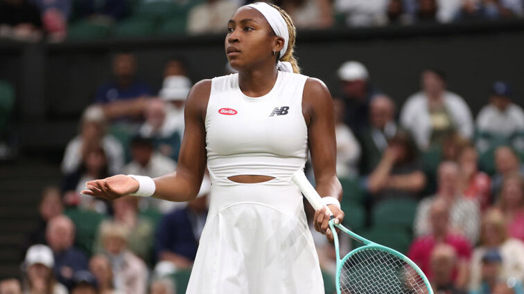 Was habe ich jetzt wieder falsch gemacht? Coco Gauff am Sonntag in Wimbledon