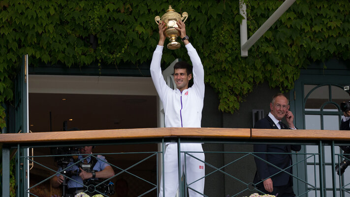 2015: Title defense Djokovic, again against Federer: 7: 6 (1), 6: 7 (10), 6: 4, 6: 3.