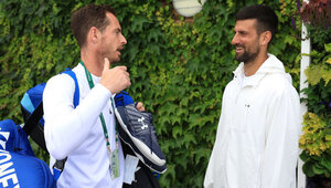 Tja: Welcome, Coach! Andy Murray und Novak Djokovic im Sommer 2024 in Wimbledon