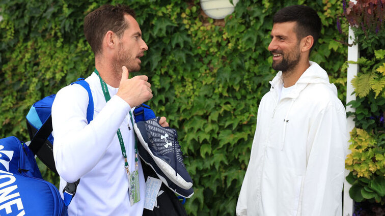 Tja: Welcome, Coach! Andy Murray und Novak Djokovic im Sommer 2024 in Wimbledon