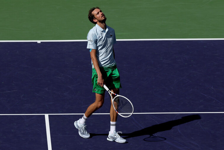 In Indian Wells verlor Daniil Medvedev im Halbfinale