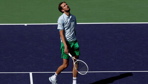 In Indian Wells verlor Daniil Medvedev im Halbfinale