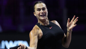 Aryna Sabalenka bei den WTA Finals in Riad