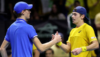 Jannik Sinner hat gegen Alex de Minaur noch nichts anbrennen lassen