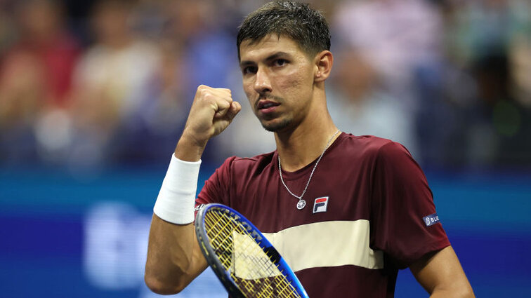 Alexei Popyrin am Freitagabend in Flushing Meadows