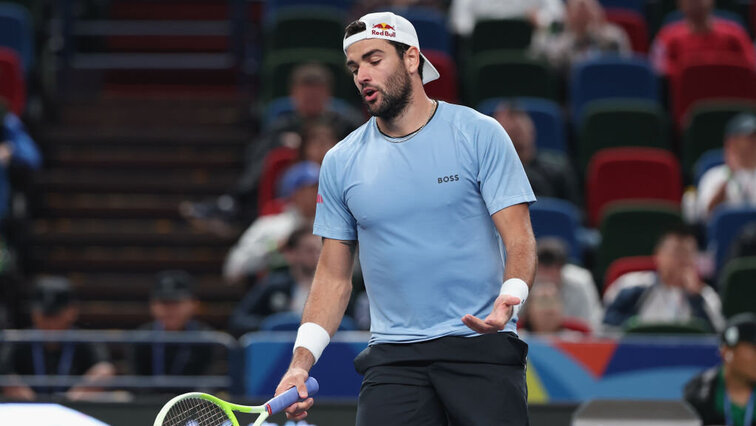 Matteo Berrettini scheiterte in Shanghai an Holger Rune.