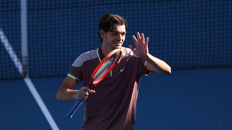 Taylor Fritz gestaltete seinen Arbeitstag in Melbourne kurz und kompakt.