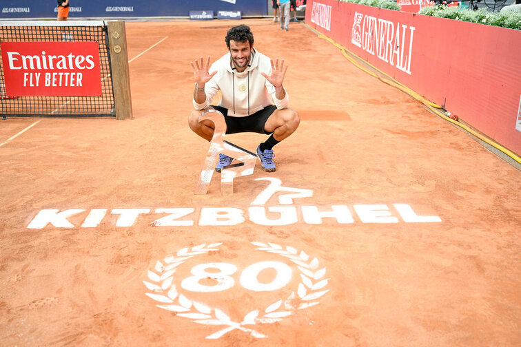 Matteo Berrettini hat zehn Siege in Folge gefeiert