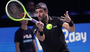 Matteo Berrettini am Montag in der Wiener Stadthalle