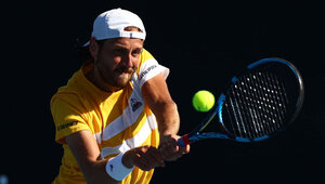 Lucas Pouille bei den Australian Open 2022