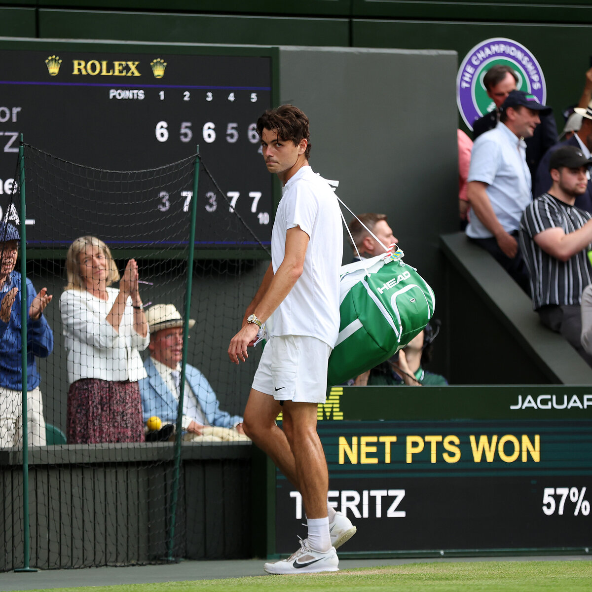 Taylor Fritz after Wimbledon defeat against Nadal