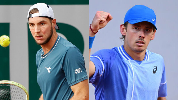 Jan-Lennard Struff und Alex de Minaur spielen heute um einen Achtelfinalplatz