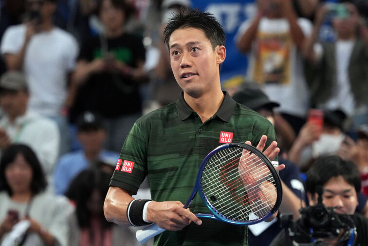 Kei Nishikori holt sich beim ATP-Challenger-Turnier in Helsinki seinen ersten Turniersieg in dieser Saison