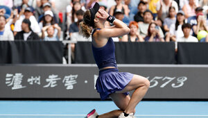 Großer Jubel bei Laura Siegemund