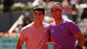 Carlos Alcaraz misst sich mit Rafael Nadal