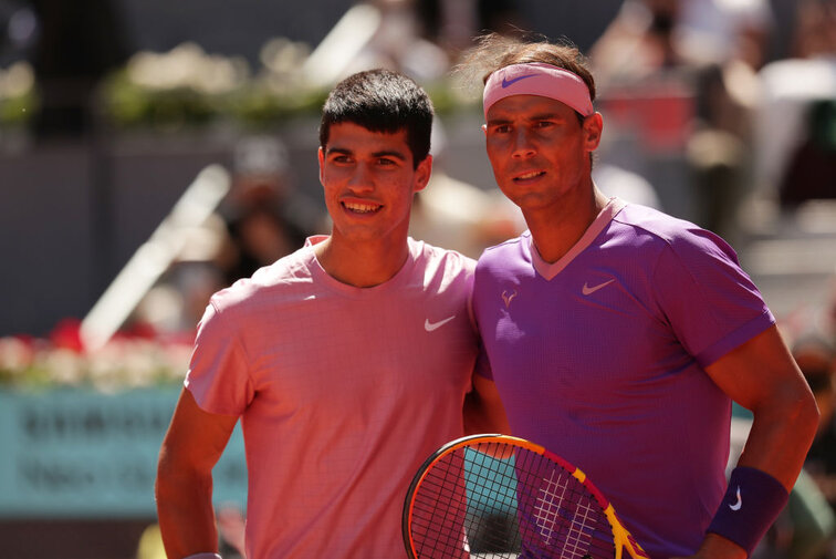 Carlos Alcaraz misst sich mit Rafael Nadal