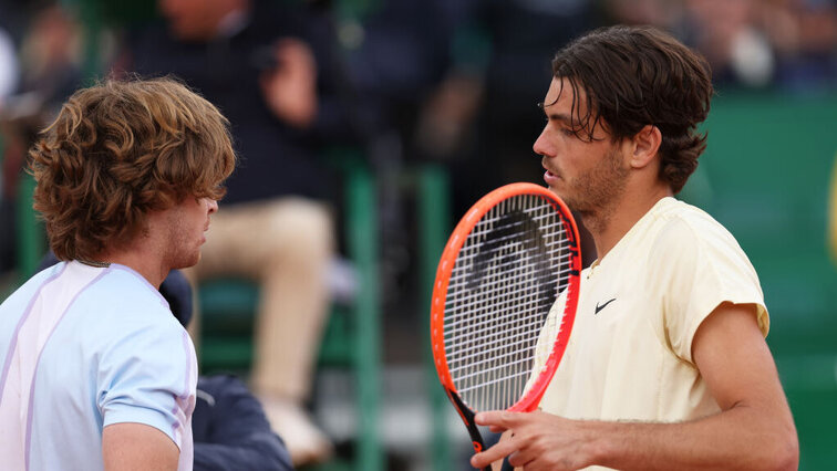 Andray Rublev und Taylor Fritz spielten 2023 in Monte Carlo ebenfalls das Halbfinale aus.