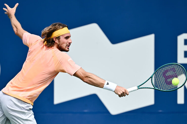 Stefanos Tsitsipas setzte sich gegen Jan-Lennard Struff durch.