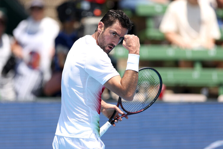 Großer Jubel bei Marin Cilic